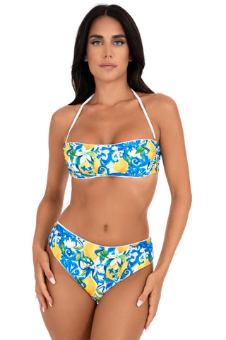 Augusto Double Patterned Bandeau Bikini