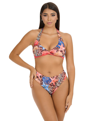 Double-Face-Knoten-Dreieck-Bikini-Zuma-Muster