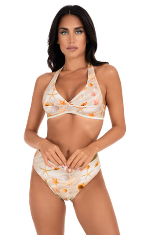 Double Triangle Bikini Phoenician Pattern