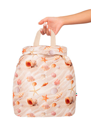 Phoenician Pattern Canvas Backpack