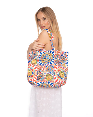 Starre Canvas-Tasche Taormina