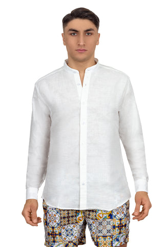 Camicia in Lino - Bianco